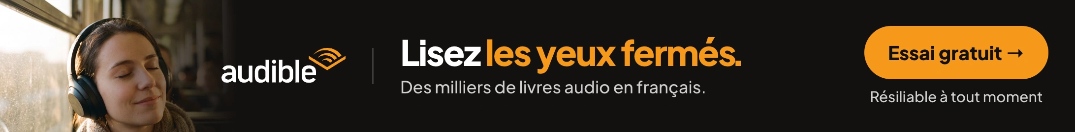 Audible : livres audio en français. Essai gratuit.